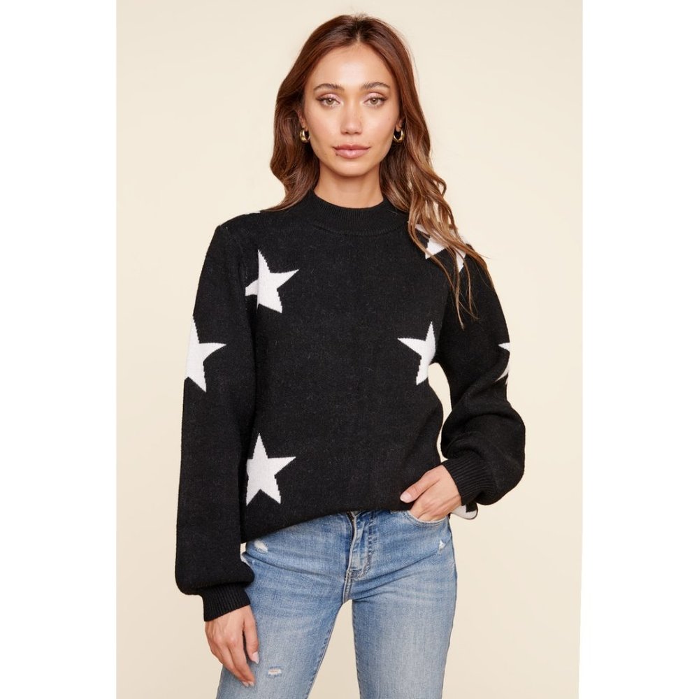 Estrella Mock Neck Sweater